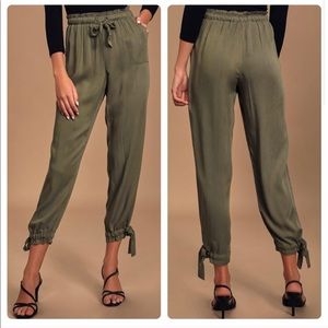 Lulus Sebastian Olive Green Pants